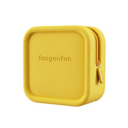 Fungoofun Candy Color EVA Travel Digital Storage Bag Cosmetic Bag, Color: Square Yellow