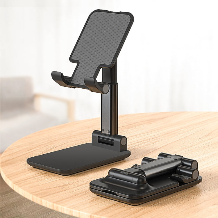 SSKY X5 Desktop Phone Live Foldable Tablet Bracket, Style: Standard Version (Black)