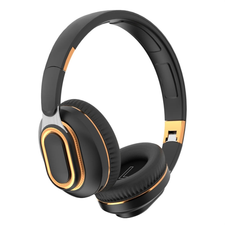 H7 Foldable Wireless Bluetooth Headset With Microphone Support TF Card, AUX(Black)