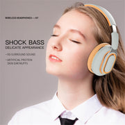 H7 Foldable Wireless Bluetooth Headset With Microphone Support TF Card, AUX(Gray)