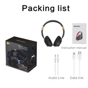 FG-07S Foldable Wireless Headset With Microphone Support AUX/TF Card(Green)