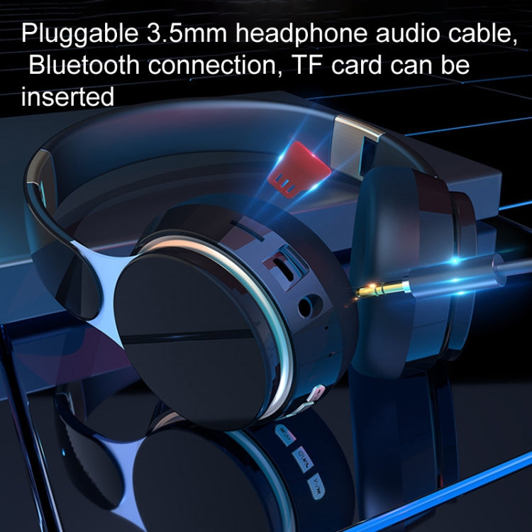 FG-07S Foldable Wireless Headset With Microphone Support AUX/TF Card(Red)