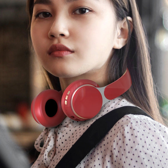 FG-07S Foldable Wireless Headset With Microphone Support AUX/TF Card(Green)