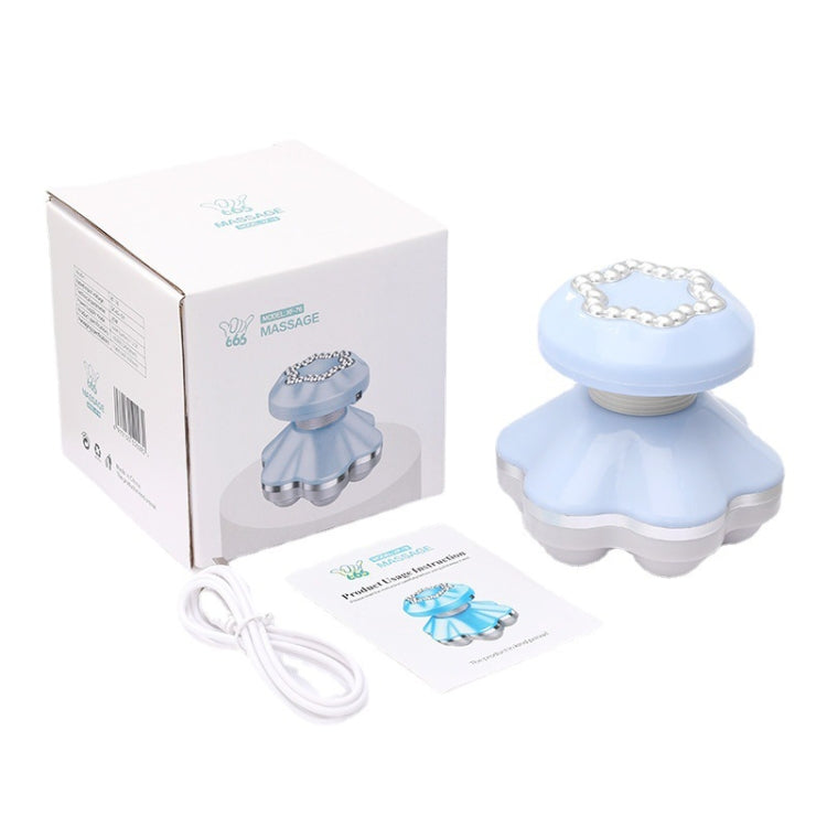 XF-76 Mini Massager USB Vibrator Whole Body Home Massager(Blue)