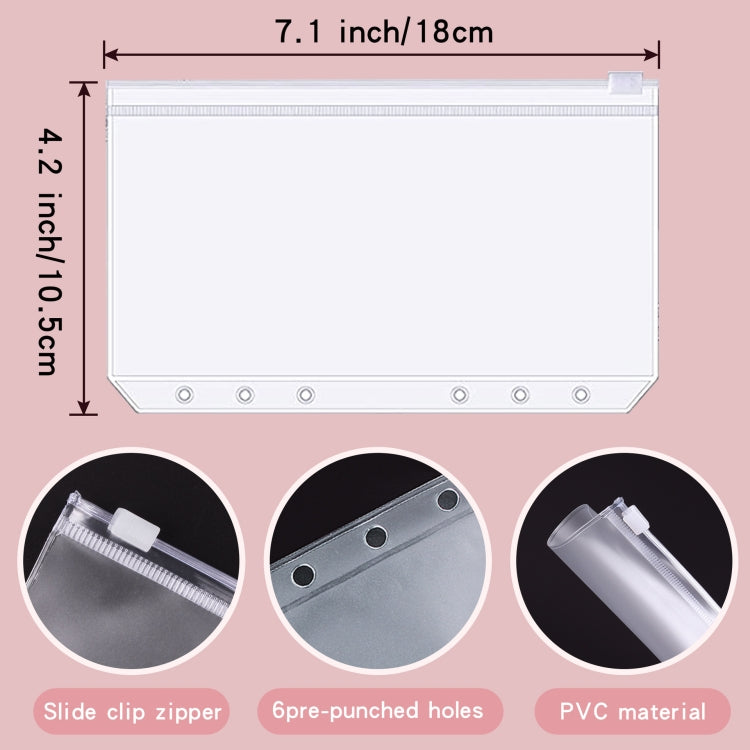 A6 Illusion Magic Square Loose-leaf PU Notebook Cash Budget Book(Milk Tea)