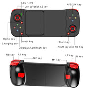 D3 Telescopic BT 5.0 Game Controller For IOS Android Mobile Phone(Red Blue)