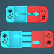 D3 Telescopic BT 5.0 Game Controller For IOS Android Mobile Phone(Red Blue)