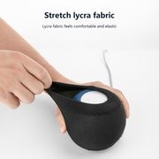 2 PCS For Homepod Mini Smart Speaker Dust Cover Stretch Cloth Audio Protection Cover(Black)