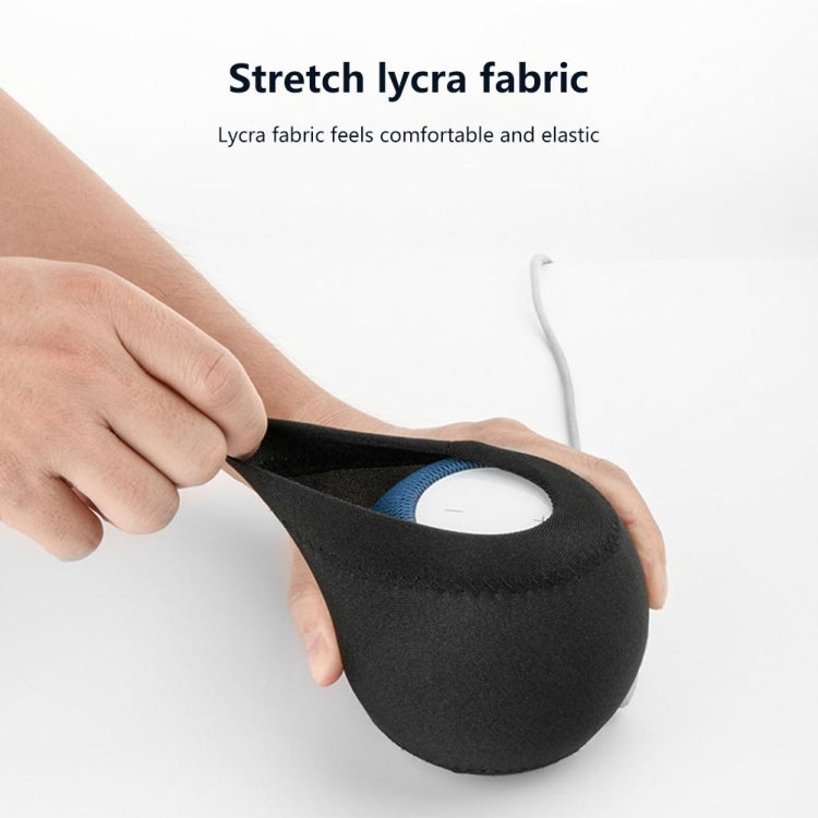 2 PCS For Homepod Mini Smart Speaker Dust Cover Stretch Cloth Audio Protection Cover(Light Gray)