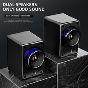 Dark Alien S-511 Computer USB Wired Computer Stereo Home Multifunctional Stereo, Cable Length: 1.2m
