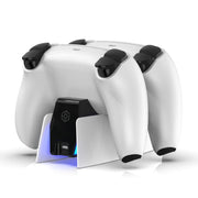 HONCAM For PS5 Gamepad Charger Dual Dock Charger(Black)