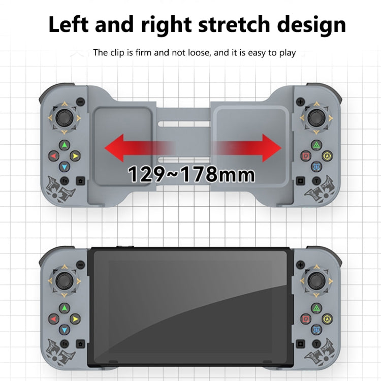 D5 Wireless Bluetooth Game Controller Joystick For IOS/Android For SWITCH/PS3/PS4(Lime Green)
