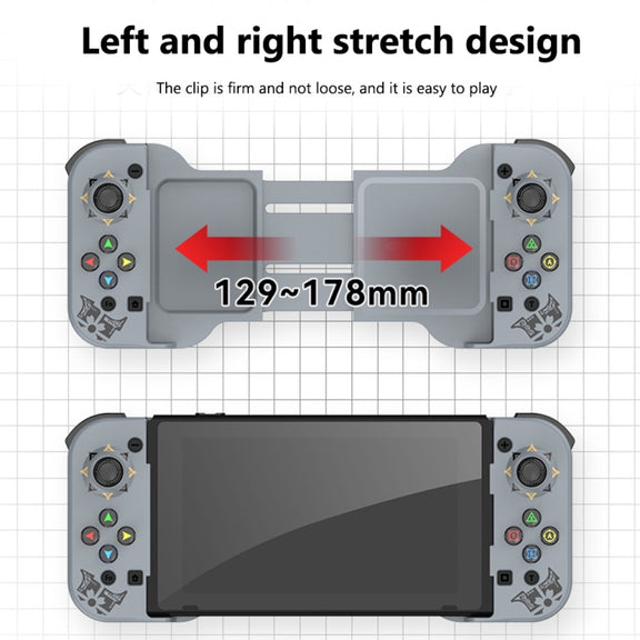 D5 Wireless Bluetooth Game Controller Joystick For IOS/Android For SWITCH/PS3/PS4(White)