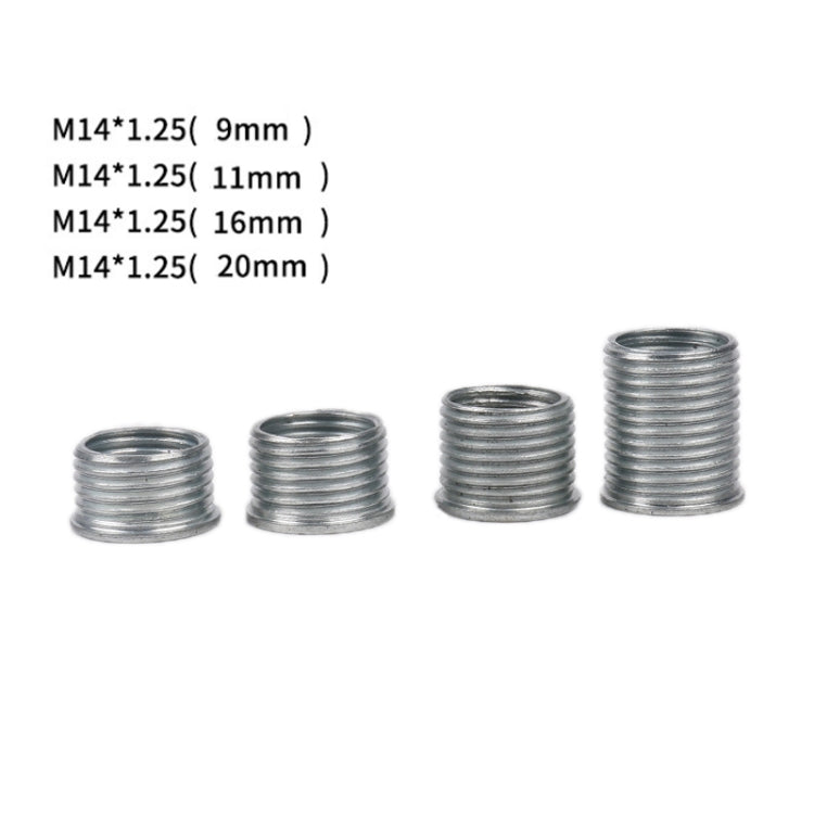 5 PCS/Set 14mm Spark Plug Hole Thread Repair Tool Tap Regenerator