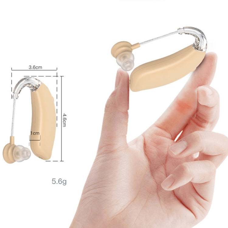 GM-301 Hearing Aid Rechargeable Sound Amplifier,Spec: With Charging Pod Blue+Black
