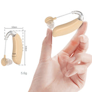 GM-301 Hearing Aid Rechargeable Sound Amplifier,Spec: With Charging Pod Blue+Black