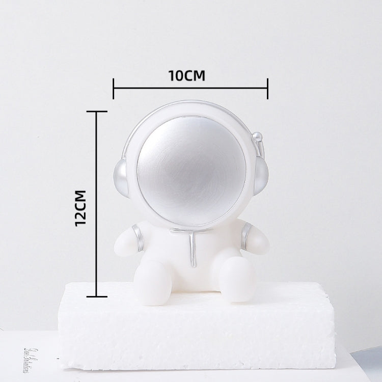 Astronaut Tablet Phone Bracket Desktop Phone Holder Ornaments(Gray)