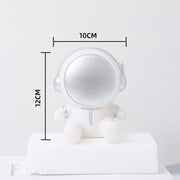 Astronaut Tablet Phone Bracket Desktop Phone Holder Ornaments(Gray)