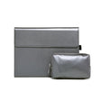 For Microsoft Surface Pro 9 Tablet Protective Case Holder(Microfiber Lambskin Texture Gray Case + Power Supply Bag) - free shipping - PMC TechLife - Order now!
