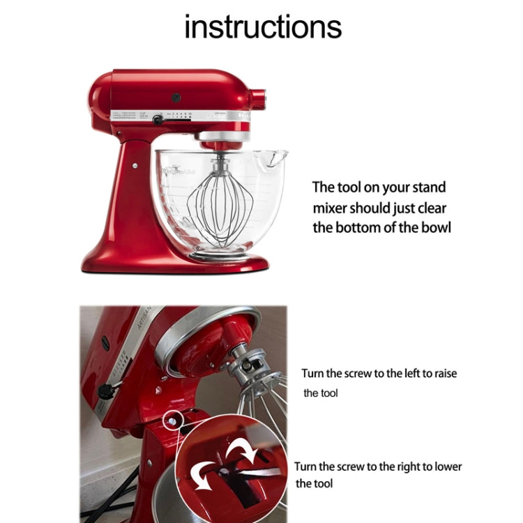 For KitchenAid Stand Mixer  6QT Dough Hook Stainless Steel Accessories