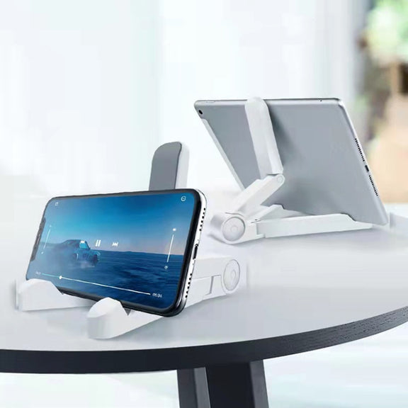 54356 Multifunctional Desktop Universal Foldable Triangular Phone Holder(Black)