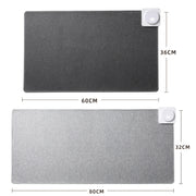 Joyroom JR-CY335 220V Smart Office Desktop Heating Thermostatic Mouse Pad, US Plug, Size: 60x36cm(Dark Gray)