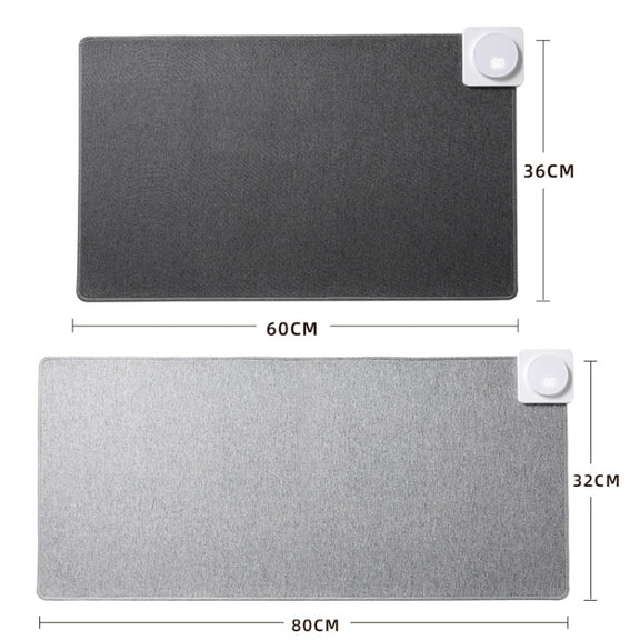 Joyroom JR-CY335 220V Smart Office Desktop Heating Thermostatic Mouse Pad, US Plug, Size: 60x36cm(Dark Gray)