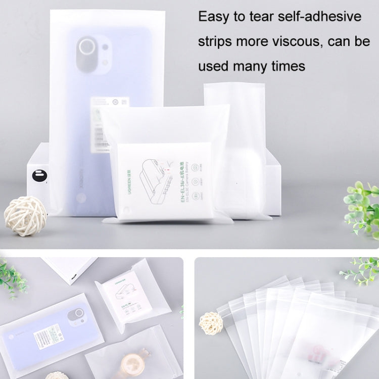 2 Sets CPE Matte Self -Sealed Bag Data Cable Phone Case Packaging Bag, Size: 8x12cm