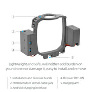 For DJI Mavic 2 Pro &Zoom Airdrop System Drone Thrower