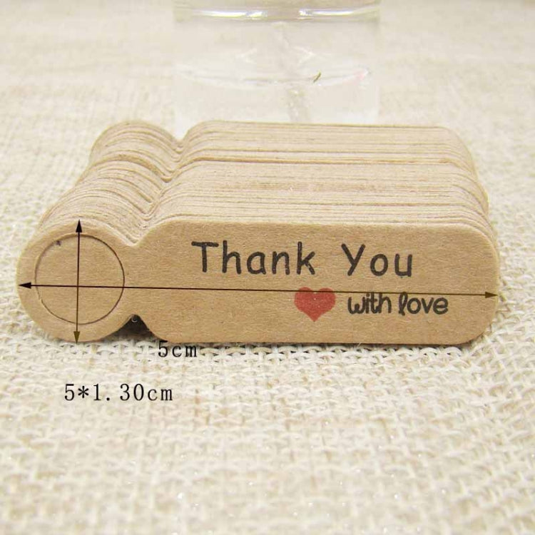 100pcs /Set Small Retro Baking Label DIY Jewelry Price Tag Bookmark Gift Card, Specification: Price White
