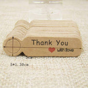 100pcs /Set Small Retro Baking Label DIY Jewelry Price Tag Bookmark Gift Card, Specification: Handmade White