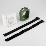 For JBL Clip 4 Bluetooth Speaker Silicone Case Protective Cover With Straps(Green)