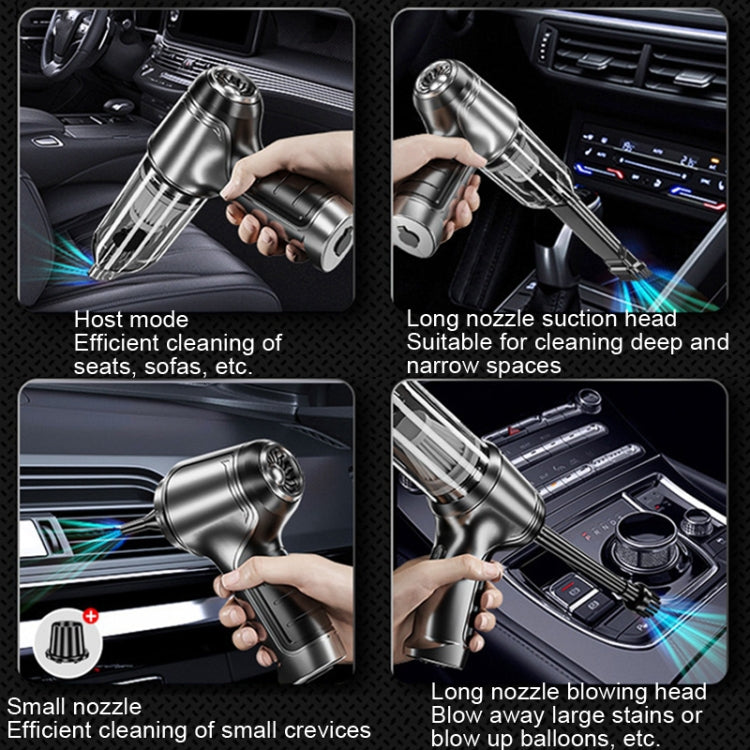 SUITU Car Wireless Wet And Wet Charging Handheld Vacuum Cleaner, Style: Basic