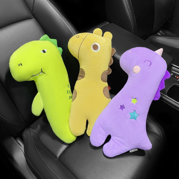 Car Seat Belt Pillow Shoulder Cover Cartoon Insurance Belt(Green)