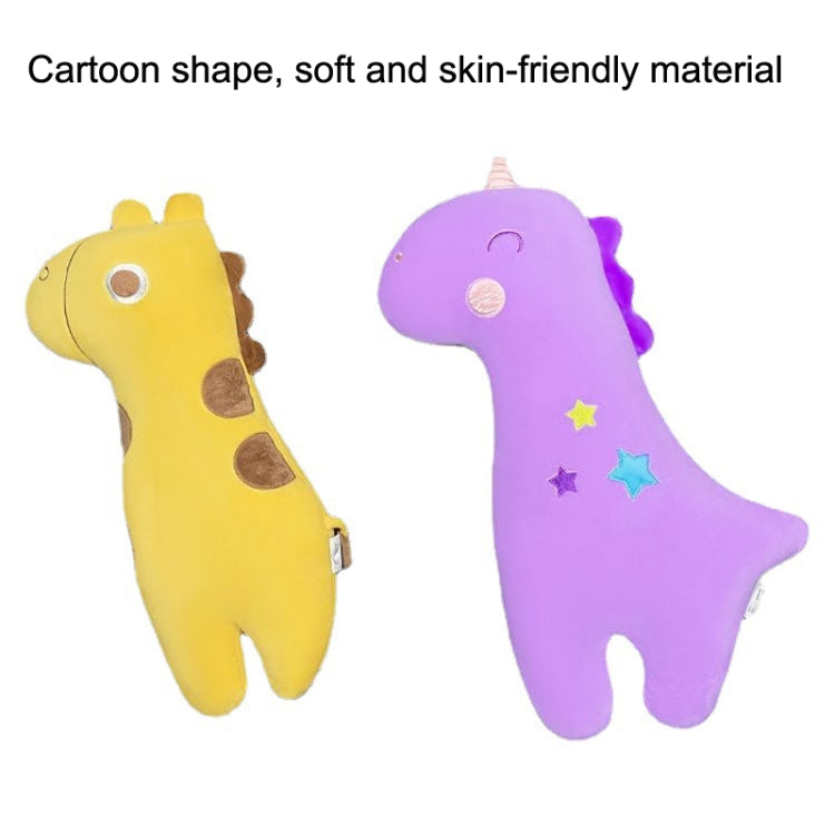 Car Seat Belt Pillow Shoulder Cover Cartoon Insurance Belt(Yellow)