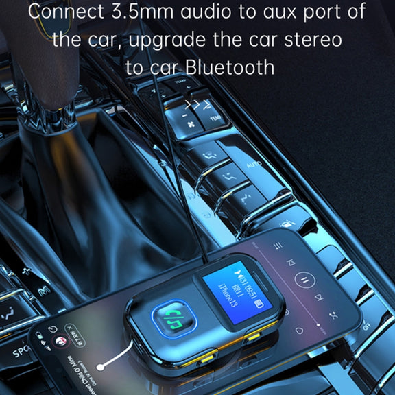BR11 With Screen Bluetooth Audio Receiver MP3 Player