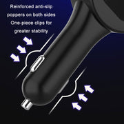 3 In 1 3.1A Dual USB Single Pull Retractable Fast QC3.0 Car Charger(White)