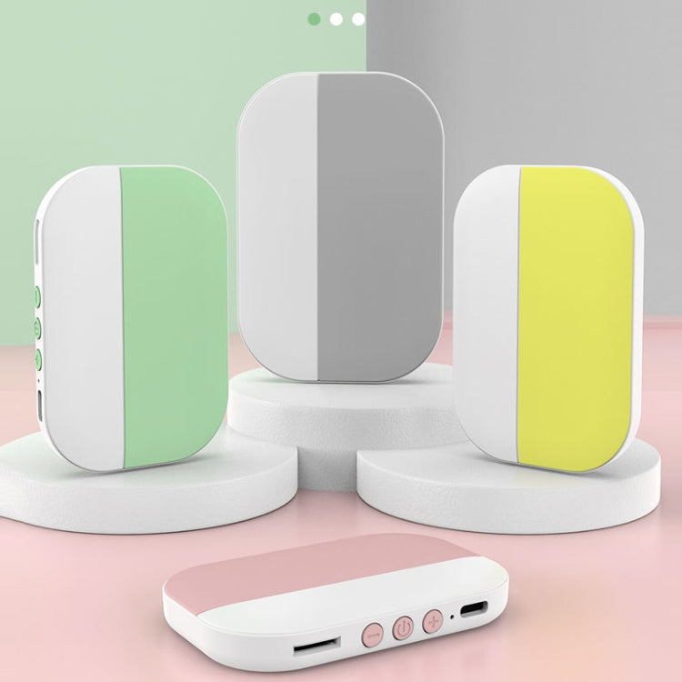 White Noise Bone Conduction Bluetooth Speaker Sleep Instrument(Pink)