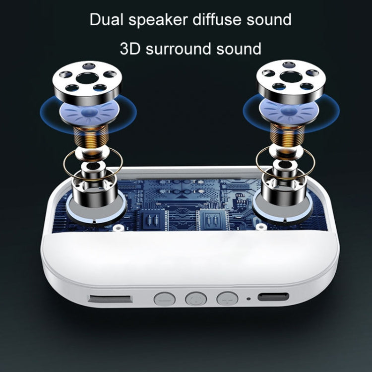 White Noise Bone Conduction Bluetooth Speaker Sleep Instrument(Grey)