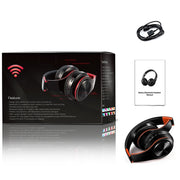 LPT660 Bluetooth Wireless Headset HIFI Stereo Sports Headphones(White+Blue)