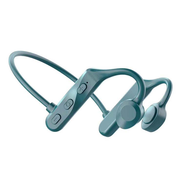K69 Bluetooth Headset Sound Conduction Binoconic Business Sports Earphone(Green)