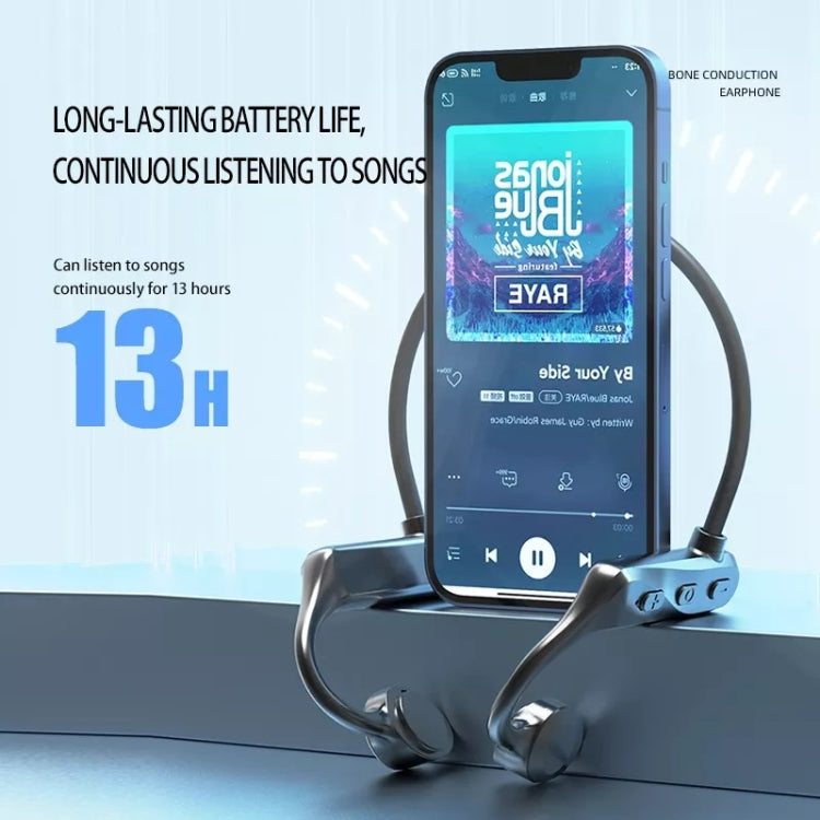 K69 Bluetooth Headset Sound Conduction Binoconic Business Sports Earphone(Green)