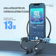 K69 Bluetooth Headset Sound Conduction Binoconic Business Sports Earphone(Green)