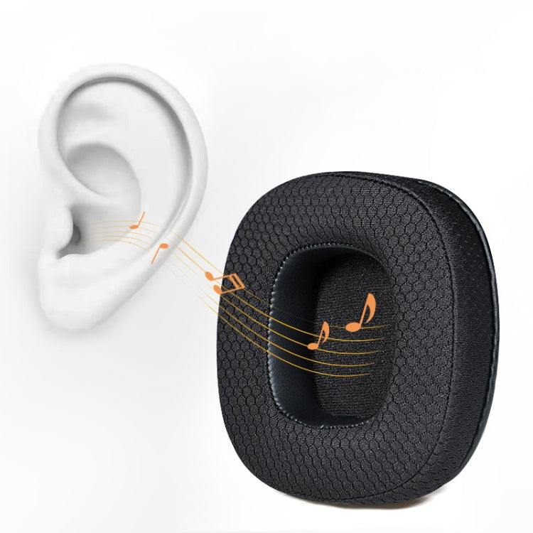 1pair Headphone Breathable Sponge Cover for Xiberia S21/T20, Color: Leather Black