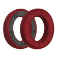 For Focal Clear MG Pro 1pair Leather Breathable and Comfortable Headset Cover, Color: Fiber Red - Earmuff & Pad by PMC TechLife | Online Shopping South Africa | PMC TechLife