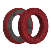 For Focal Clear MG Pro 1pair Leather Breathable and Comfortable Headset Cover, Color: Fiber Red