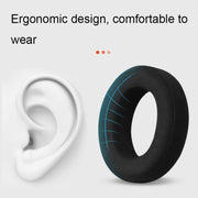 For Focal Clear MG Pro 1pair Leather Breathable and Comfortable Headset Cover, Color: Lambskin Brown