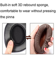 For Edifier W855BT 1pair Headset Soft and Breathable Sponge Cover, Color: Black Protein