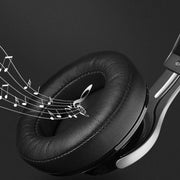 For Edifier W855BT 1pair Headset Soft and Breathable Sponge Cover, Color: Black Protein