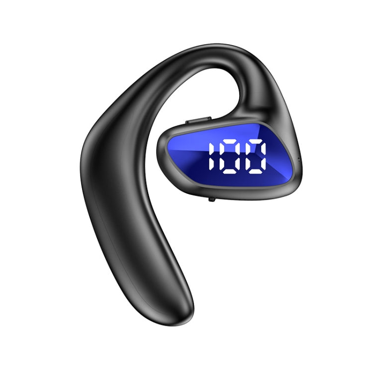 M-K8 Bluetooth Headset Ear Hanging Business Model Air Conduction Earphone(Blue)
